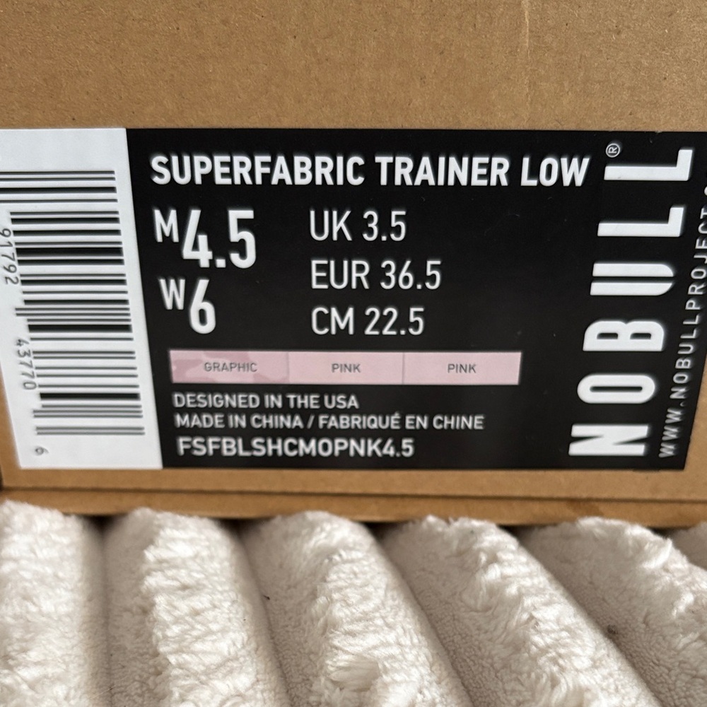 NOBULL Superfabric Trainer Low in Pink
